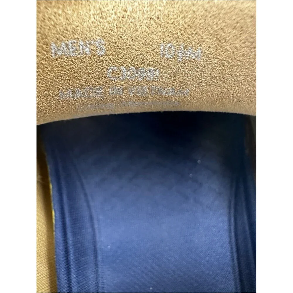 Cole Haan Claude Penny Loafers Men’s 10.5M NWOT Tan Amphora Nubuck Driver Loafer